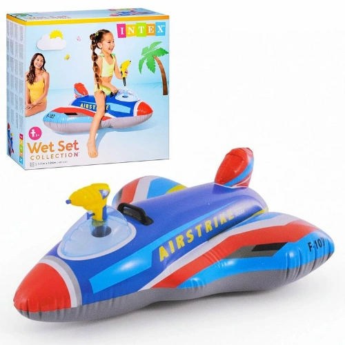 Avion à chevaucher avec pistolet INTEX