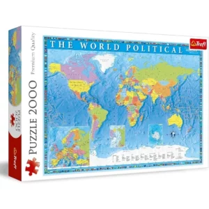 Puzzle 2000 Pcs Carte du monde TREFL