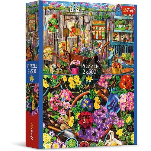 Puzzle 2*500 pcs Jardinage TREFL