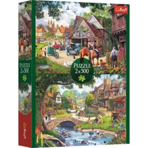 Puzzle 2*500 pcs Vie Idyllique TREFL