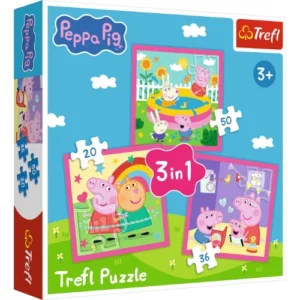 Puzzle 3 en 1 Peppa Pig TREFL