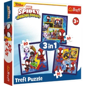 Puzzle 3 en 1 Spidey TREFL
