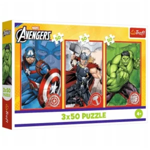Puzzle 3x50 pcs Avengers TREFL