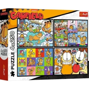 Puzzle 4x250 pcs Garfield TREFL
