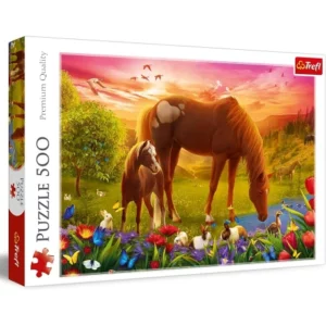 Puzzle 500 pcs Chevaux TREFL