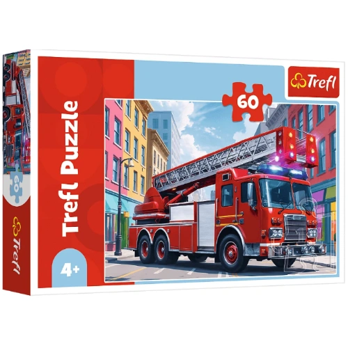 Puzzle 60 Pcs Camion de Pompiers TREFL