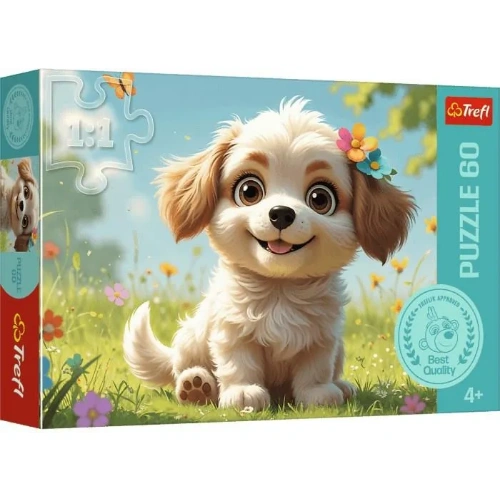 Puzzle 60 Pcs chiot TREFL