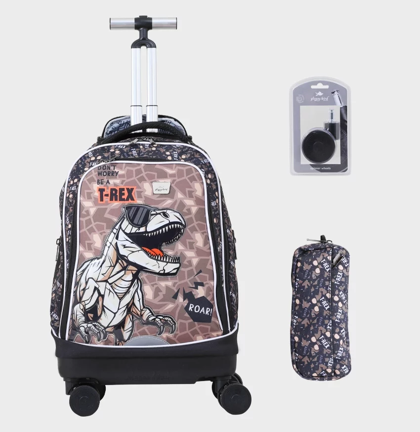 Sac à dos avec chariot 2 pcs GLOSSY BIRD