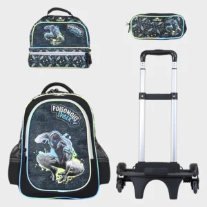 Sac à dos avec chariot 3 pcs GLOSSY BIRD