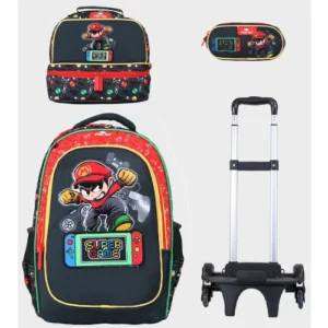 Sac à dos avec chariot 3 pcs GLOSSY BIRD