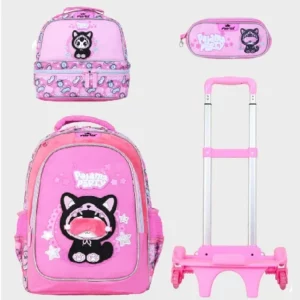 Sac à dos avec chariot 3 pcs GLOSSY BIRD