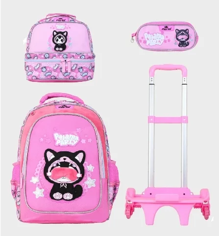 Sac à dos avec chariot 3 pcs GLOSSY BIRD
