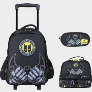 Sac à dos avec chariot 3 pcs GLOSSY BIRD