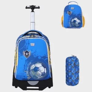 Sac à dos avec chariot 3 pcs GLOSSY BIRD