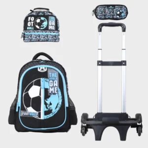 Sac à dos avec chariot 3 pcs GLOSSY BIRD