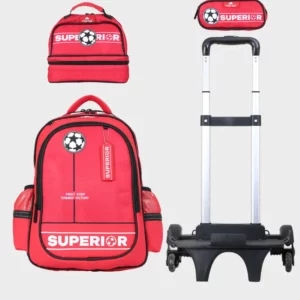 Sac à dos avec chariot 3 pcs GLOSSY BIRD