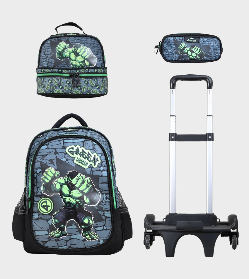 Sac à dos avec chariot 3 pcs GLOSSY BIRD
