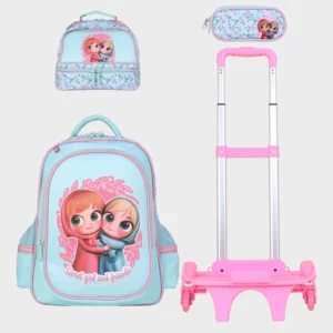Sac à dos avec chariot 3 pcs GLOSSY BIRD