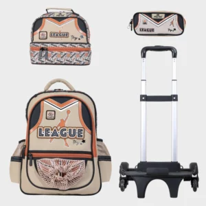 Sac à dos avec chariot 3 pcs GLOSSY BIRD