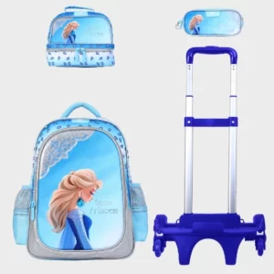 Sac à dos avec chariot 3 pcs GLOSSY BIRD