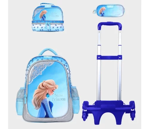 Sac à dos avec chariot 3 pcs GLOSSY BIRD