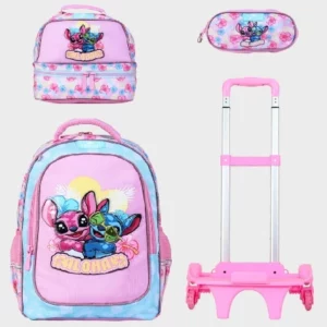 Sac à dos avec chariot 3 pcs GLOSSY BIRD