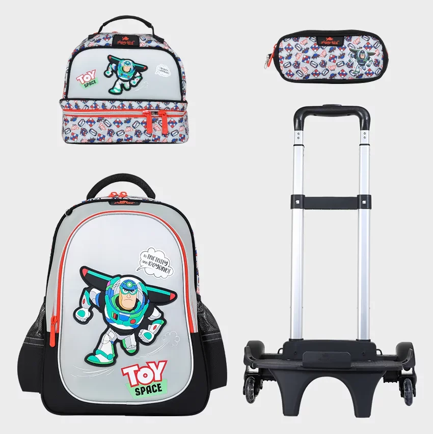 Sac à dos avec chariot 3 pcs GLOSSY BIRD