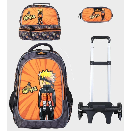 Sac à dos avec chariot 3 pcs GLOSSY BIRD