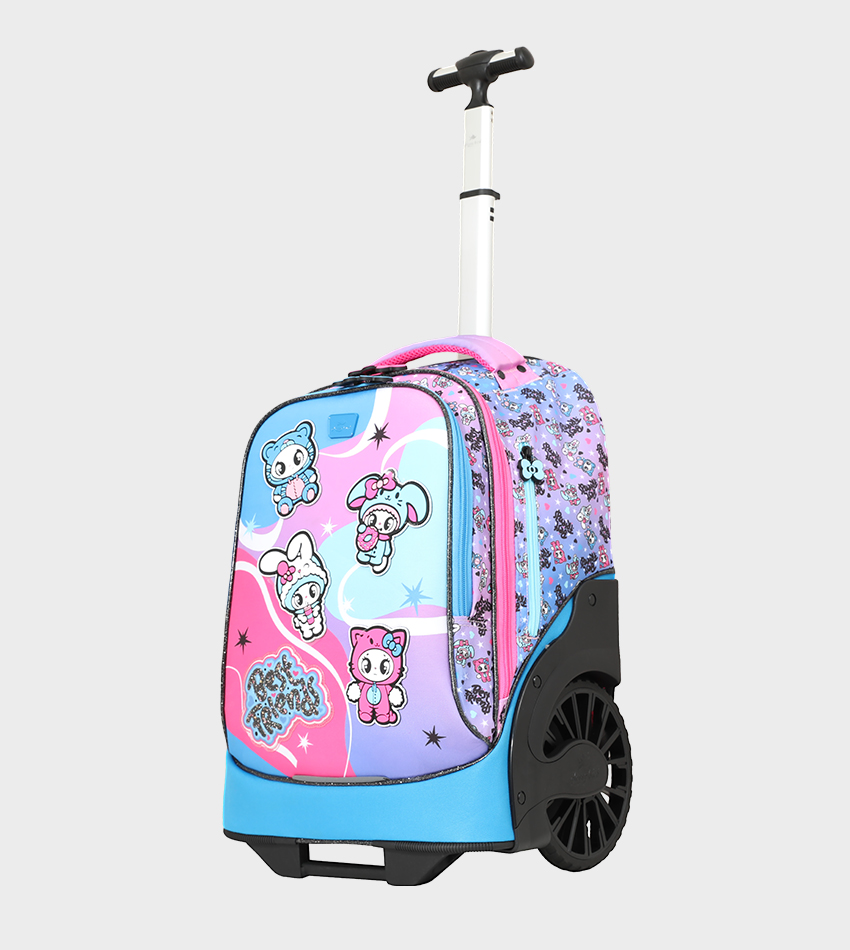 Sac à dos avec chariot 3 pcs GLOSSY BIRD – Image 2