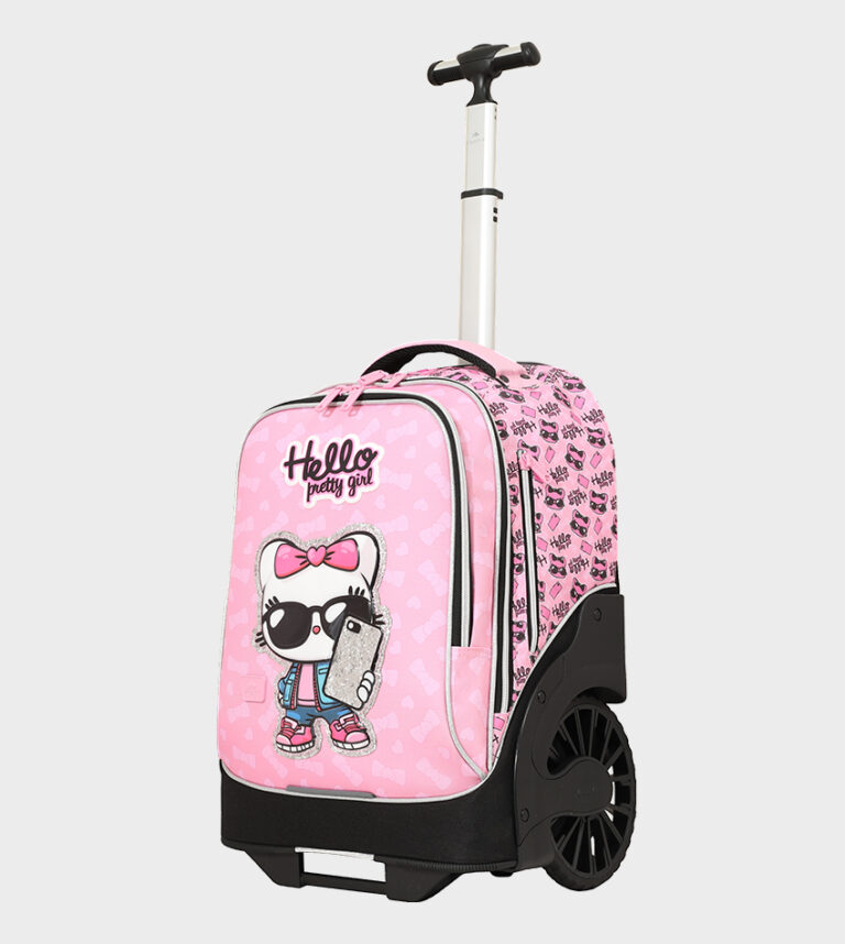 Sac à dos avec chariot 3 pcs GLOSSY BIRD – Image 2