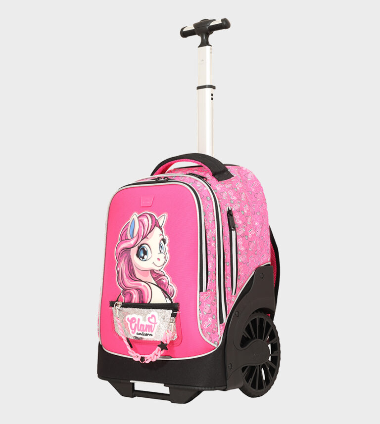 Sac à dos avec chariot 3 pcs GLOSSY BIRD – Image 2