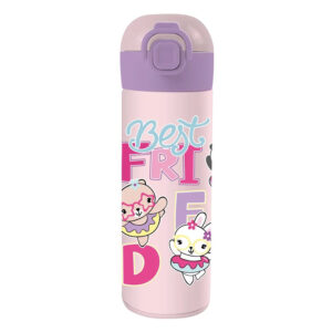 Gourde Inox 500 ml avec paille MUST