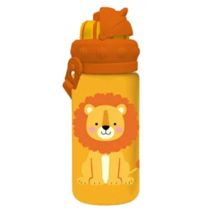 Gourde plastique 430 ml avec paille MUST