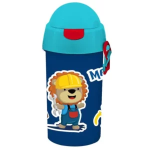 Gourde plastique 500 ml avec paille MUST