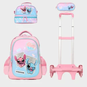 Sac à dos 3 pcs avec chariot glossy bird