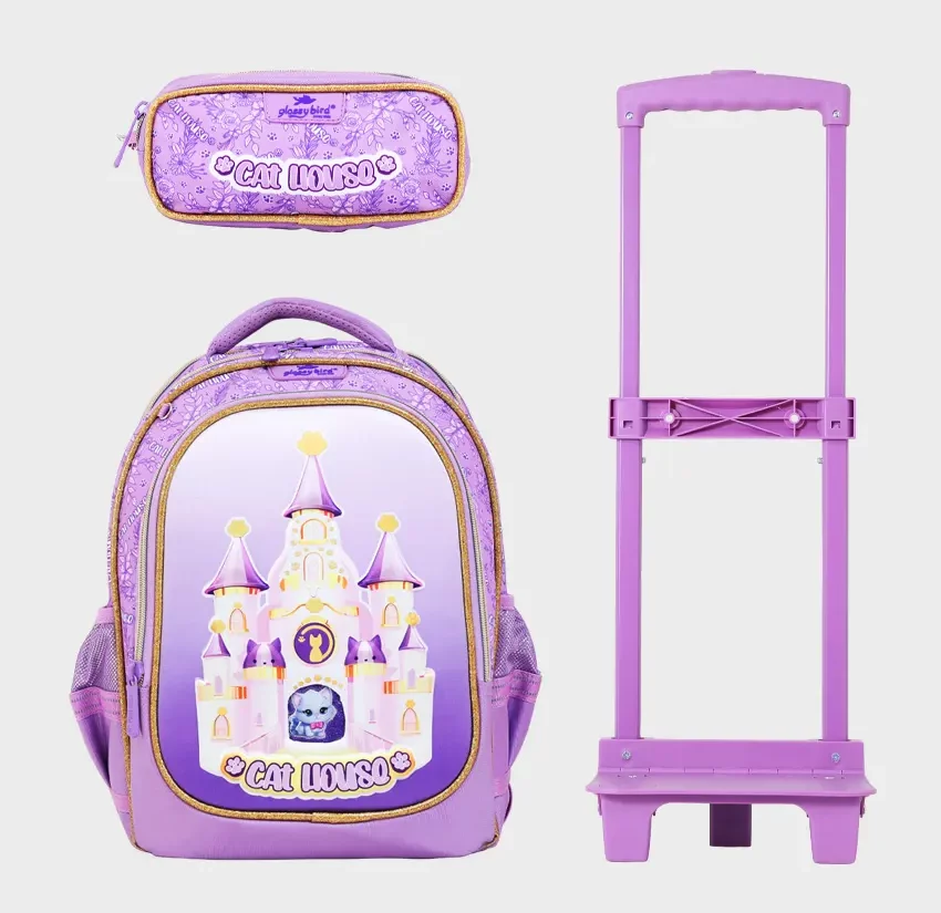 Sac à dos avec chariot 2 pcs GLOSSY BIRD
