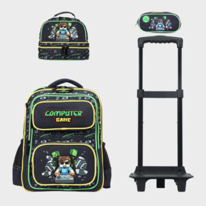 Sac à dos avec chariot 3 pcs GAME GLOSSY BIRD