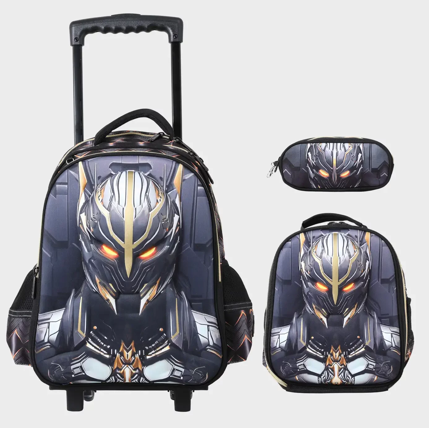 Sac à dos avec chariot 3 pcs GLOSSY BIRD