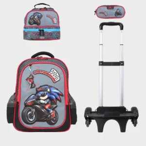 Sac à dos avec chariot 3 pcs GLOSSY BIRD