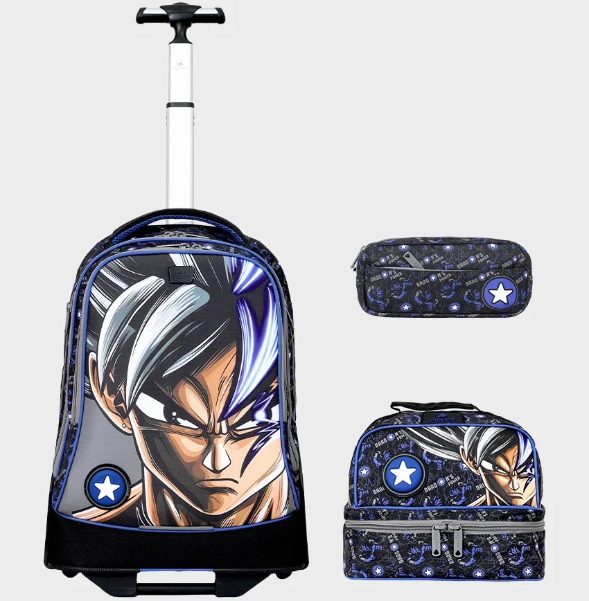 Sac à dos avec chariot 3 pcs GLOSSY BIRD dragon