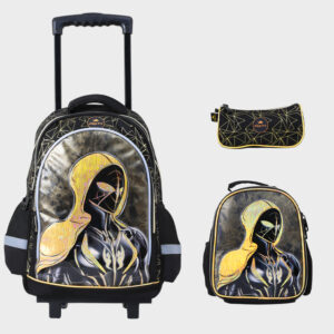 Sac à dos avec chariot 3 pcs GLOSSY BIRD