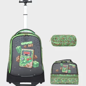 Sac à dos avec chariot 3 pcs GLOSSY BIRD game boy