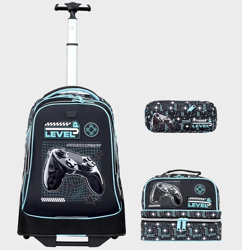 Sac à dos avec chariot 3 pcs GLOSSY BIRD game