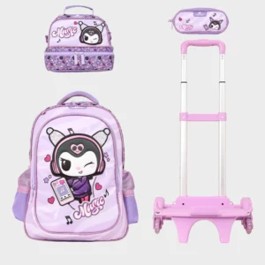 Sac à dos avec chariot 3 pcs GLOSSY BIRD kromi