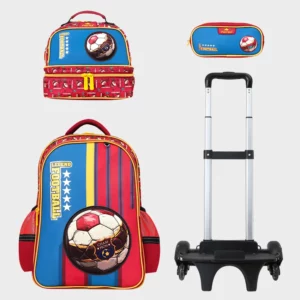 Sac à dos avec chariot 3 pcs foot GLOSSY BIRD