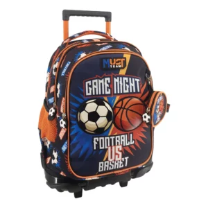 Sac à dos école avec chariot Basket foot Must
