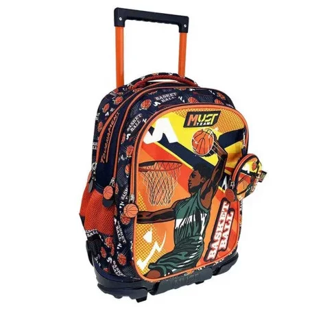 Sac à dos école avec chariot Basketball Must