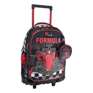 Sac à dos école avec chariot Formula 1 Must