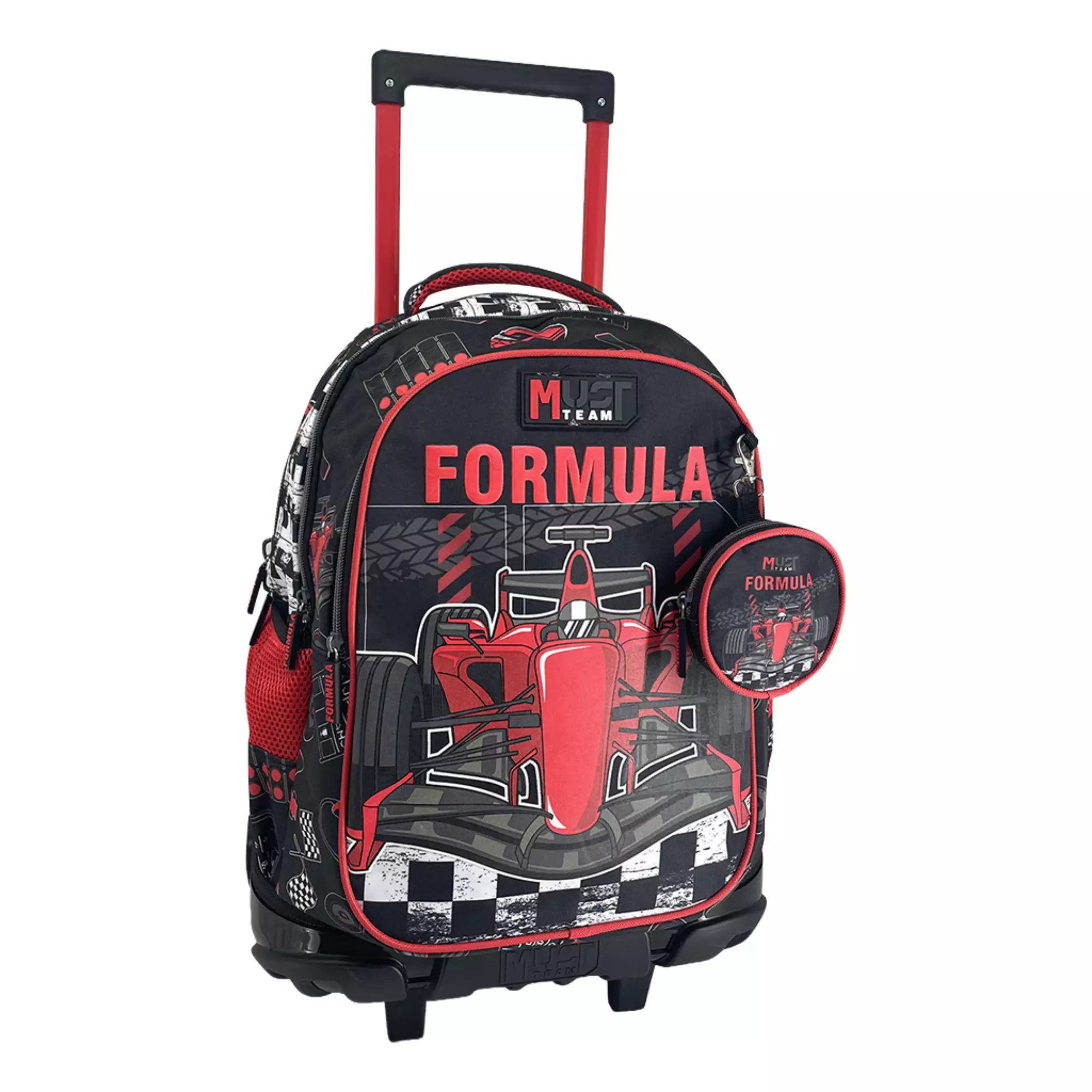 Sac à dos école avec chariot Formula 1 Must