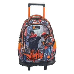 Sac à dos école avec chariot Hip Hop Must